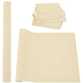 BENECREAT 1.2 m X 40 cm Buchbindetuch Aus Weizen, Bucheinband-Stoffoberfläche Mit Papierrückseite, Leinen-Polsterstoff Für Buchbindung, Scrapbooking, DIY, Basteln, Scrapbooking