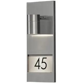 Konstsmide Außenwandleuchte Edelstahl 41,0 cm 1x35W IP44 silber