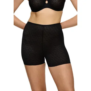 Lange Unterhose TRIUMPH "Signature Sheer", Damen, Gr. 46, schwarz, Obermaterial: 62% Elasthan, 38% Polyamid, figurbetont, Unterhosen Lange Unterhose, weich, extra dünner Bund, elastisch, Monogramm-Design