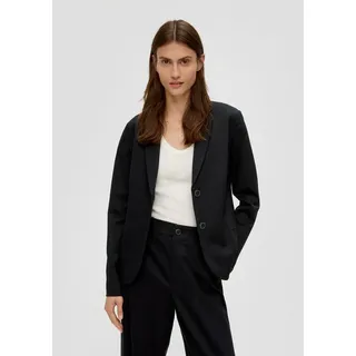 s.Oliver Jersey-Blazer mit Twillstruktur