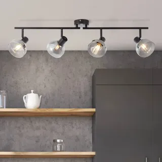 Brilliant Reflekt 4-flg. schwarz matt/rauchglas