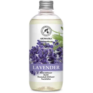 Raumduft Nachfüllflasche Lavendel 500 ml - für Duftdiffusor - Lavendelduft | Raumduft Nachfüller mit Lavendel Öl, Zimmerduft, Lufterfrischer, für Aromatherapie, Haus, Bad, Büro, Boutique