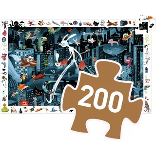 Djeco T&G Spielzeug Modell P. Beobachtung Die Stadt bei Nacht