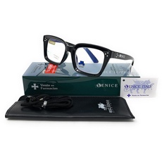 Neues Modell Blaulichtfilter lesebrille anti blaulicht. EXKLUSIV Computerbrille lesebrillen für damen Venice CELIN 3D Modernes (+1.50, Schwarz)