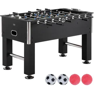 Vevor Kickertisch – 139,7 cm Standardgröße, volle Größe für Zuhause und Spielzimmer – Fußball-Set mit 4 Bällen und 4 Getränkehaltern