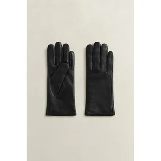 GANT CASHMERE LINED LEATHER GLOVES Schwarz M