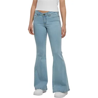 URBAN CLASSICS Organic Flared Niedrig Geschnittene Jeans Lighter Washed 26
