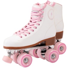 Flamingueo Rollschuhe - Roller Skates, Rollschuhe Damen, Räder 80A, Roller Erwachsene, Rollerskates Damen, Rollschuhe Herren, Größe 39 EU