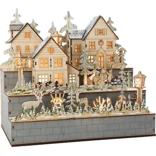 Small Foot - Winter Dorf Holzlampe