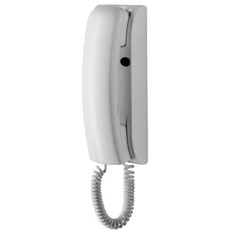 Farfisa PT524SW Haustelefon 4+n Verkabelung mit elektronischen Ruf und 1 Türöffnertaste, Weiß