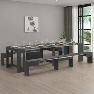 Dmora Eric Konsolentisch 66 x 25 x 45 cm grau
