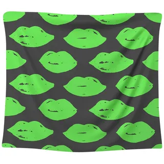 Le Jardin du Lin Wandteppich, Wandbehang, Wandtuch, Tapisserie für Wohnzimmer Zuhause Schlafzimmer Dekoration, Größe: 140x140 Cm - Entworfen und Hergestellt in der Türkei