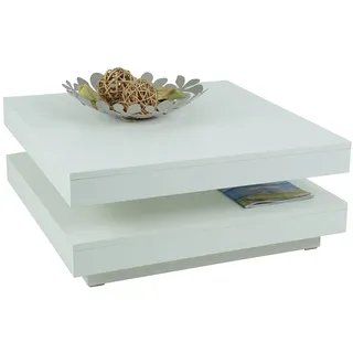 HELA Tische Ben drehbar weiß 78 x 34 x 78 cm