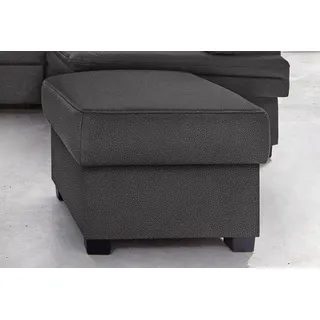 sit&more Polsterhocker »Pisa« mit Stauraum grau