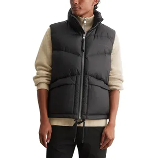 Marc O'Polo Denim Herren Steppweste mit Stehkragen wasserabweisend, Schwarz (Black), XXL