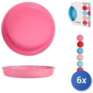 6x Tortenformen aus Glas Farben Assortiert Marke Pasabahce Modell Borcam 32 cm