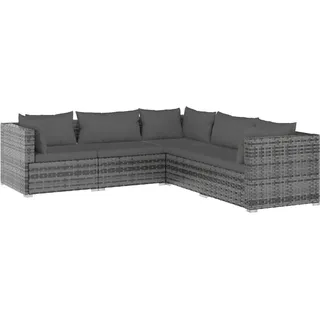vidaXL Lounge-Set 5-tlg. grau