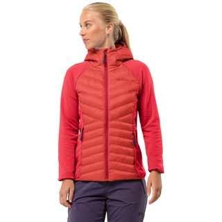 Jack Wolfskin Damen Routeburn Pro Hybrid W Softshelljacke, Vibrant Red, XL EU