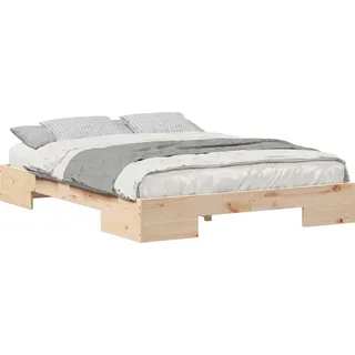 vidaXL Bettgestell Braun 160 x 200 cm - Braun