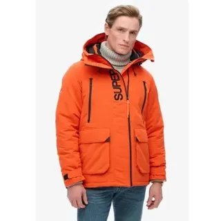 Superdry für Herren. M5011922A Ultimate Emb Windbreaker Jacke orange (L), Lässig, Recyceltes Polyester, Nachhaltig