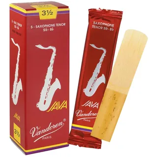 Vandoren Blatt Tenor Saxophon Java Filed Red Stärke: 3 1/2