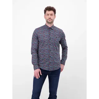 LERROS Langarmhemd »LERROS Jerseyhemd mit Haifischkragen«