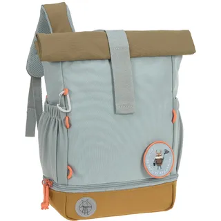 Lässig Kindergartenrucksack Rolltop mit Brustgurt wasserabweisend, 11 Liter/Mini Rolltop Backpack Nature Hellblau