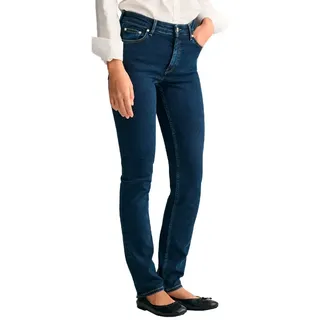 GANT für Damen. 4100197 Slim Fit Jeans blau (28/32), Lässig, Baumwolle, Denim