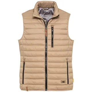 camel active Herren leichte Stepp-Weste mit Einschubtaschen Braun