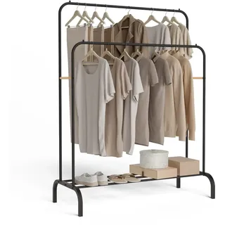 NEWLUX Garderobenständer Hangy Duo 30 Schwarz