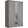 Drehtürenschrank Göteborg 148,4 x 216 x 58 cm Grau