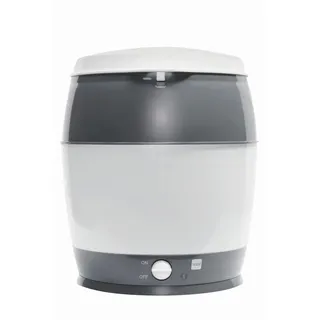 MAM Dampfsterilisator , Metall, Kunststoff , 33.3x28x27 cm , BPA-frei , automatische Abschaltfunktion, für breit- und schmalhalsige Flaschen geeignet , Füttern, Babykostwärmer & Sterilisatoren