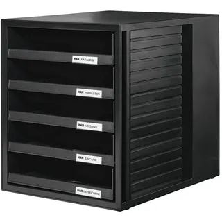 HAN Schubladenbox 27,5 x 33 x 32 cm 5-tlg. schwarz
