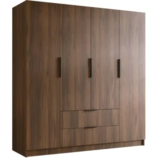 Mirjan24 Drehtürenschrank Sofia I 200 x 216 x 60 cm Braun