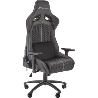 X Rocker Stinger RGB PC-Gamingstuhl Schwarz - Schwarz