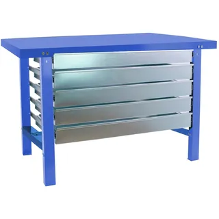 simonwork (bancos de trabajo) Werkbank BT6 5 Box 120 x 73 x 83 cm Blau
