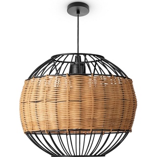 Paco Home Pendelleuchte Wohnzimmer Hängelampe Boho Käfig Lampe Esstischlampe Metall E27