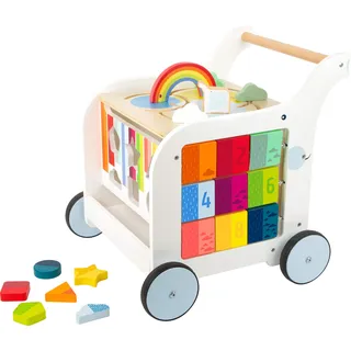 small foot gmbh & co. kg small foot Lauflernwagen Elefant, aus Holz, für erste Gehversuche, multifunktional zur Förderung der Motorik, 11607