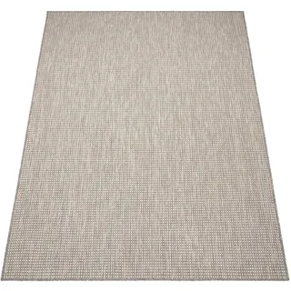 Paco Home Teppich "Napoli 777", rechteckig 4 mm Höhe Flachgewebe, meliert, In- und Outdoor geeignet, Wohnzimmer,