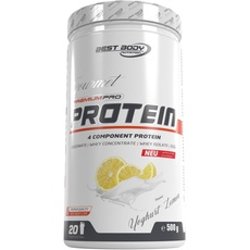 Bild Nutrition Pro Protein, Yoghurt Lemon, 4 Komponenten Protein Shake: Caseinat, Whey Konzentrat, Whey Isolat, Eiprotein, 500 g Dose