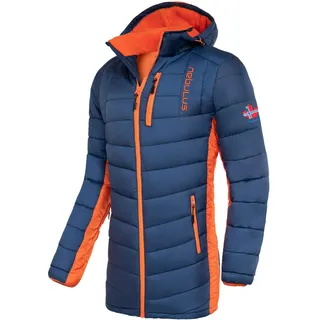 Nebulus Herren Wintermantel COATY, Kurzmantel mit praktischer Kapuze, Warmer Steppmantel für Männer