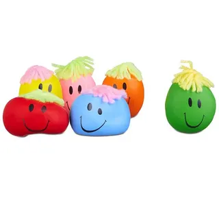Relaxdays Antistressball 6 cm Grün/Rot/Silber