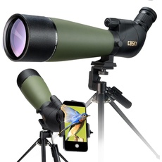 Bild Aktualisiertes neuestes Spektiv - BAK4 Abgewinkeltes Spektiv für das Schießen von Zielen Jagd Vogelbeobachtung Wildlife Scenery mit Smartphone-Adapter und Kamera-Adapter für Nikon