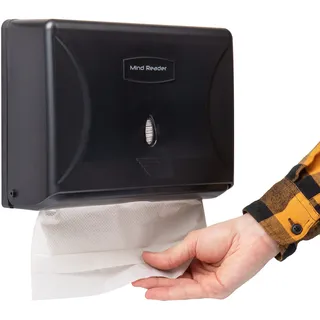Mind Reader Dispensador de Toallas de Papel multipliegue Badaccessoire Schwarz