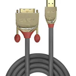Lindy HDMI-DVI Kabel 15 m Gold