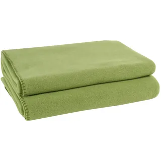 Zoeppritz  Soft-Fleece Decke 180 x 220 cm green