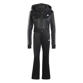 adidas Damen Glam Track Suit Trainingsanzug, Black, M