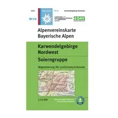 DAV AV-Karte BY 10 Karwendelgebirge Nordwest, Soiern - Aufl. 2022 - One Size