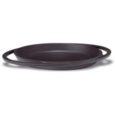 Pentole Agnelli Mini Teller aus Gusseisen, Schwarz matt 12 cm schwarz