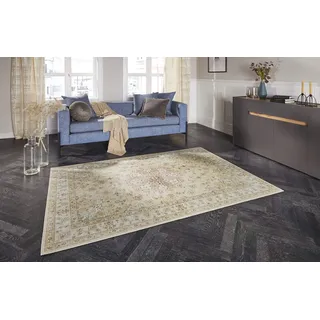 ELLE DECORATION Nain Orientteppich 200 x 290 cm Goldgelb